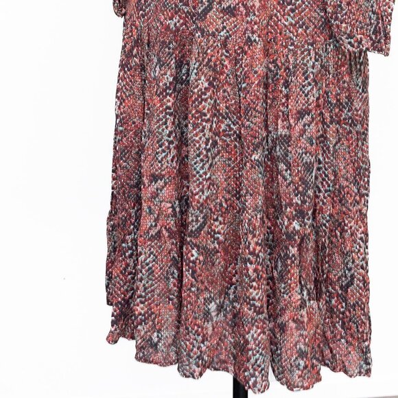 NICHOLAS. Cross Neck Keyhole Eleonor Printed Maxi Dress. - Picture 11 of 16